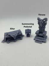Load image into Gallery viewer, Altar/Throne/Pedestal/Spell book - Tabletop Terrain | Scatter Terrain | Miniatures Terrain | Dungeons and Dragons | Pathfinder
