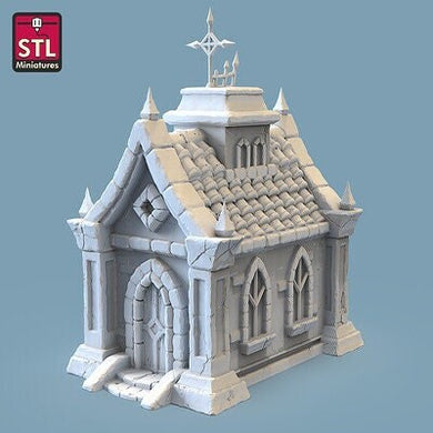Chapel/Church/Holy Place - Tabletop Terrain | Scatter Terrain | Miniatures Terrain | Dungeons and Dragons | Pathfinder | RPG Terrain