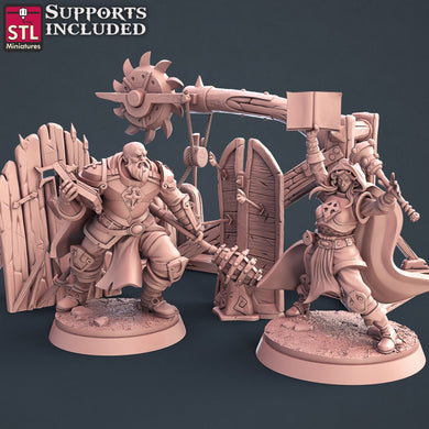 Cleric Set - Holy Warrior Set - Paladin Set | Tabletop Terrain/Scatter Terrain/Miniatures Terrain/Dungeons and Dragons/Pathfinder/5E