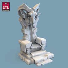 Load image into Gallery viewer, Altar/Throne/Pedestal/Spell book - Tabletop Terrain | Scatter Terrain | Miniatures Terrain | Dungeons and Dragons | Pathfinder
