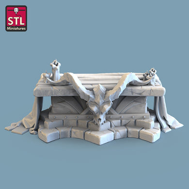 Altar/Throne/Pedestal/Spell book - Tabletop Terrain | Scatter Terrain | Miniatures Terrain | Dungeons and Dragons | Pathfinder