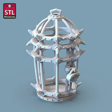 Load image into Gallery viewer, Jail Cages/Dungeon/Cage/Prison/Guard Station - Tabletop Terrain | Scatter Terrain | Miniatures Terrain | Dungeons and Dragons | Pathfinder
