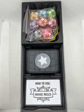 Load image into Gallery viewer, Box Insert for Heroes of Barcadia Kickstarter Edition - Heroes of Barcadia Box Organizer - HoB Board Game Insert - Barcadia Box Insert
