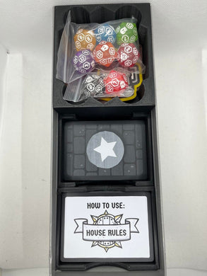 Box Insert for Heroes of Barcadia Kickstarter Edition - Heroes of Barcadia Box Organizer - HoB Board Game Insert - Barcadia Box Insert