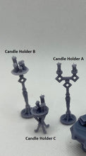 Load image into Gallery viewer, Candles/Burning Candles/Candleabra - Tabletop Terrain | Scatter Terrain | Miniatures | Dungeons and Dragons | Pathfinder | RPG Terrain
