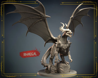 Dragon Miniature Set 2 | Dragon Menagerie | Ancient Dragon | Adult Dragon | Young Dragon | Dungeons and Dragons | Large | Huge | Gargantuan