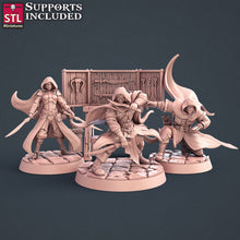 Load image into Gallery viewer, Assassin Miniature | Rogue Miniature | Weapon Rack | Assassin&#39;s Creed | Ezio Auditore | DnD | Dungeons and Dragons | RPG | Assassin/Rogue
