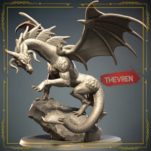 Load image into Gallery viewer, Dragon Miniature Set 2 | Dragon Menagerie | Ancient Dragon | Adult Dragon | Young Dragon | Dungeons and Dragons | Large | Huge | Gargantuan
